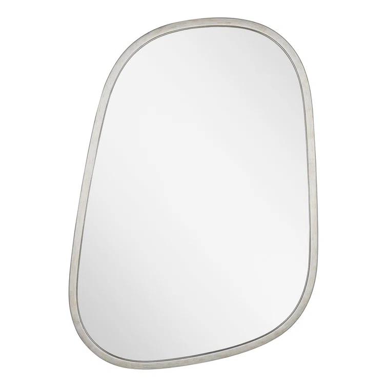 Signature Hardware Amburgey 33-3/4" x 33-3/4" Asymmetrical Framed Bathroom Mirror