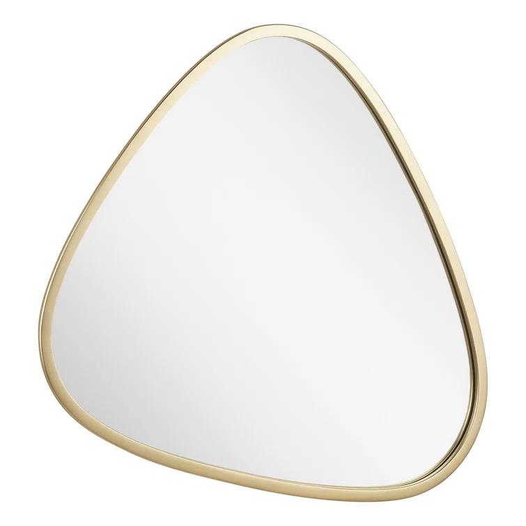 Signature Hardware Platt 30-3/4" x 33-1/4" Asymmetrical Framed Bathroom Mirror