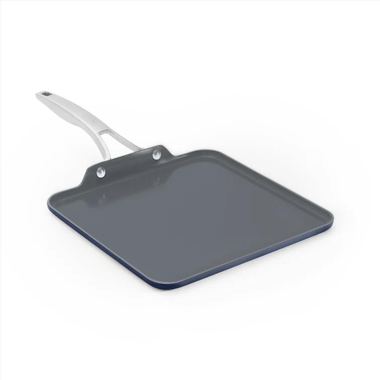 Calphalon Calphalon  Premier Ceramic Nonstick 11" Square Griddle, Mushroom Gray