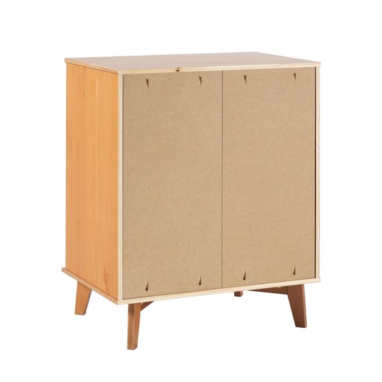 Yarber Groove 3 Drawer Solid Wood Chest