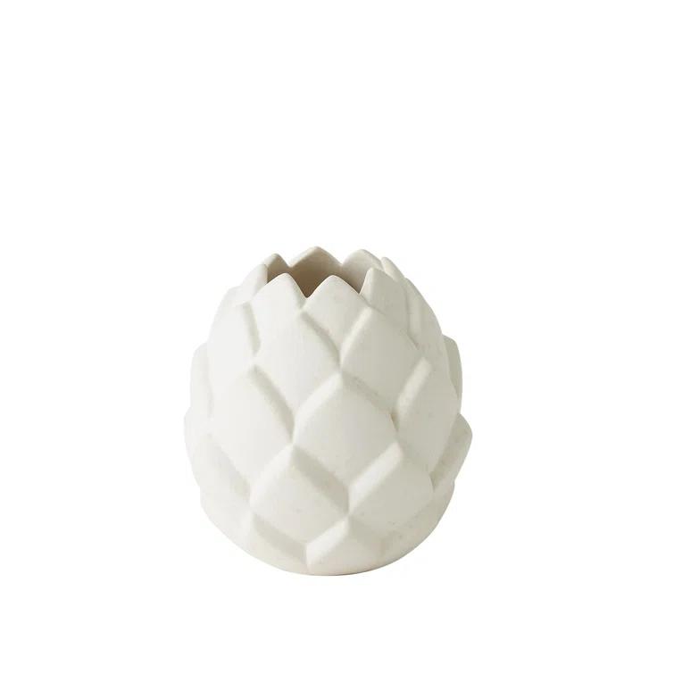 Global Views Artichaut Vase-White