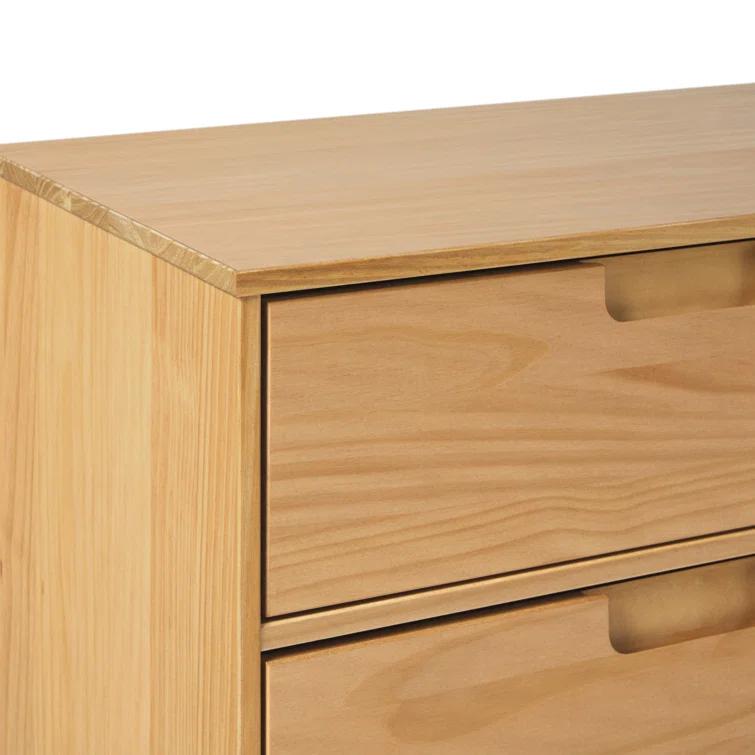 Yarber 6 Drawer Solid Wood Double Dresser