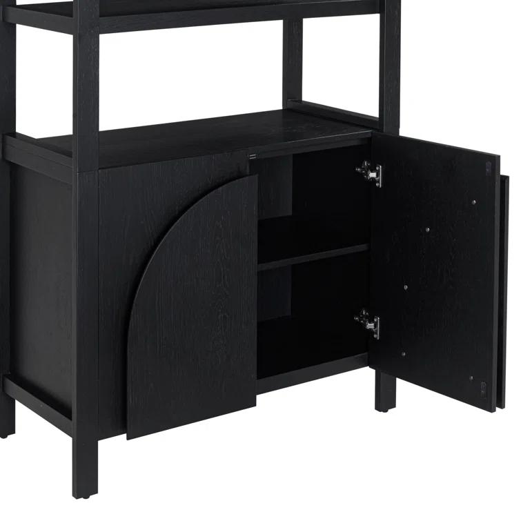 Sideboard And Bookcase Set Entertainment Center