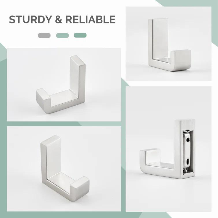 AngleSimple Stainless Steel Bathroom Wall Mounting Robe Hook KA082