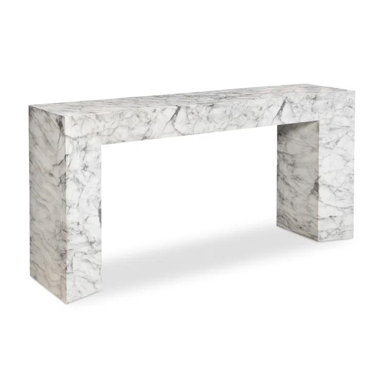 Cadence Faux Marble 68" Console Table