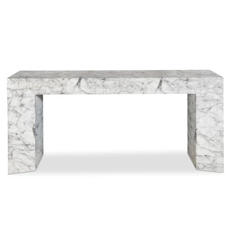 Cadence Faux Marble 68" Console Table