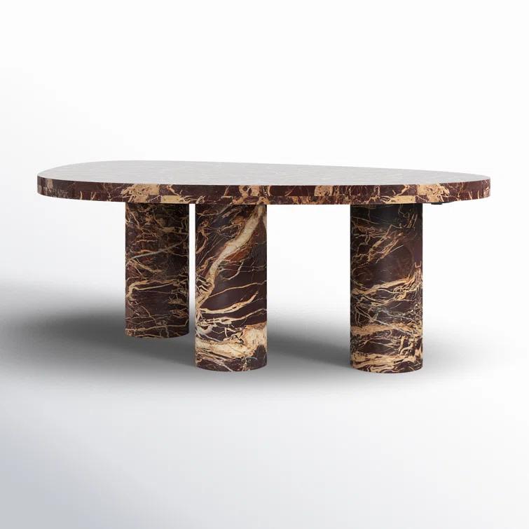 Mariano Coffee Table - Merlot Marble / Small
