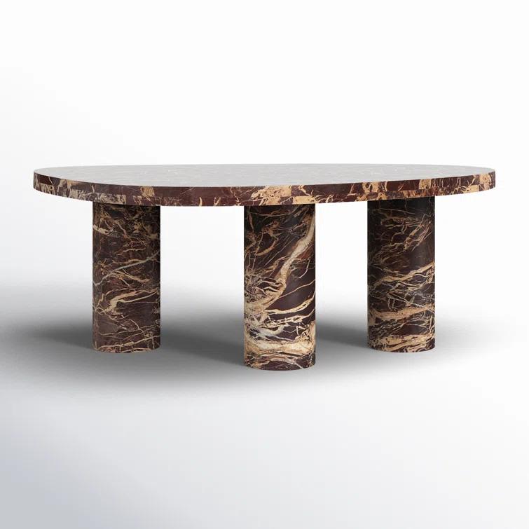 Mariano Coffee Table - Merlot Marble / Small