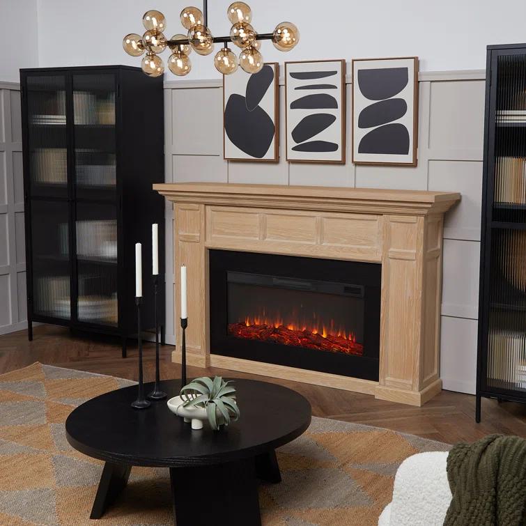 Alcott 75" Landscape Electric Fireplace by Real Flame