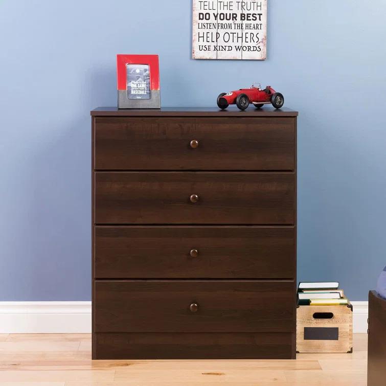 Mcclarrie Simplistic 4 Drawer 30" W Dresser