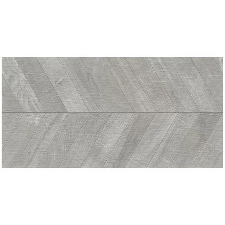 Chevron 24 in. x 48 in. Matte Porcelain Floor and Wall Tile (15.49 Sq. Ft. / Case)