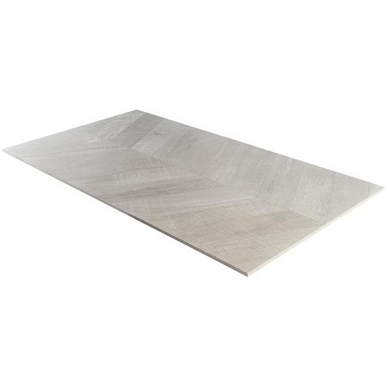 Chevron 24 in. x 48 in. Matte Porcelain Floor and Wall Tile (15.49 Sq. Ft. / Case)
