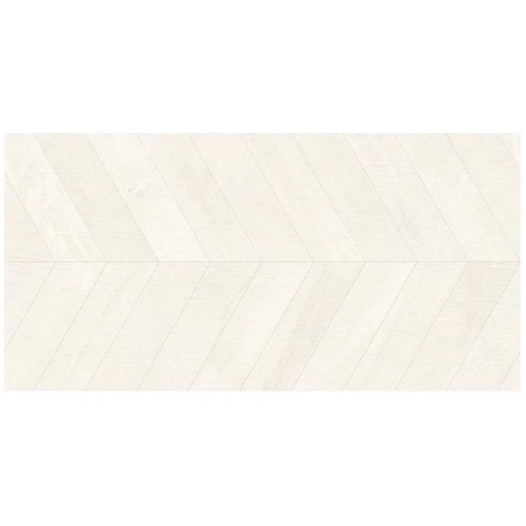 Chevron 24 in. x 48 in. Matte Porcelain Floor and Wall Tile (15.49 Sq. Ft. / Case)