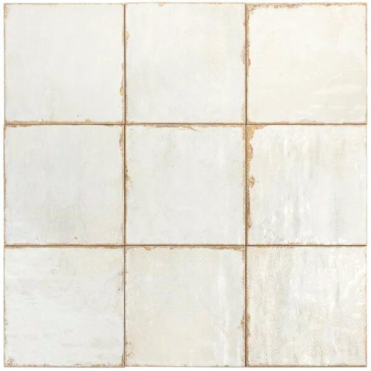TileBar Angela Harris Dunmore Blu 8X8 Matte Ceramic Floor Tile | Perigold