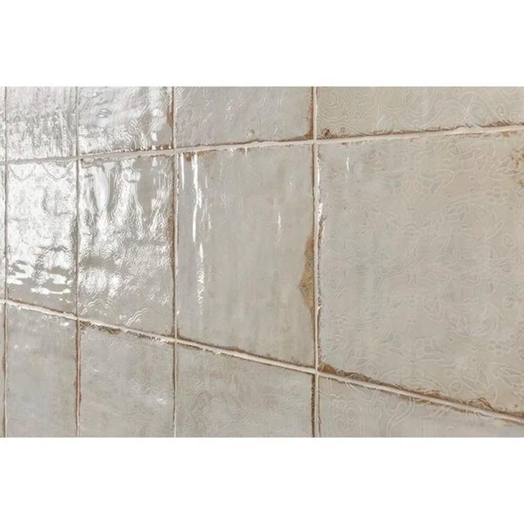 TileBar Angela Harris Dunmore Blu 8X8 Matte Ceramic Floor Tile | Perigold