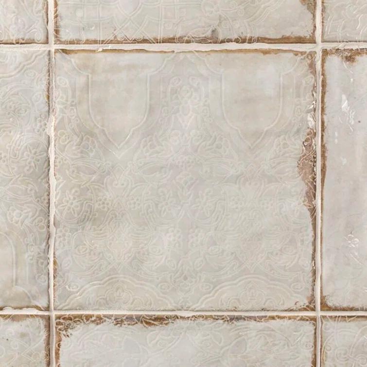 TileBar Angela Harris Dunmore Blu 8X8 Matte Ceramic Floor Tile | Perigold