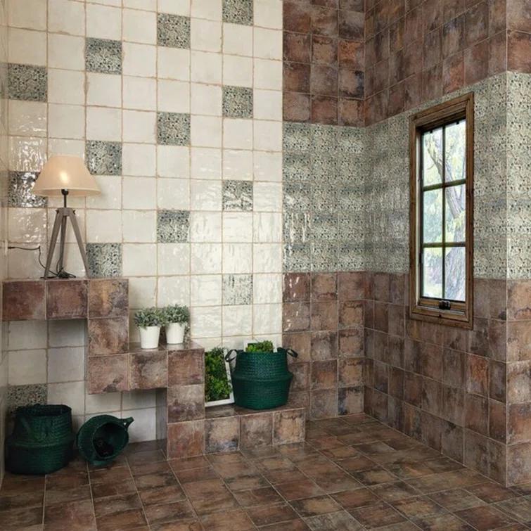 Artmore Tile Haven Blanco 8-in x 8-in Polished Ceramic Stone look Standard Wall Tile ( 10.76-sq ft Carton )