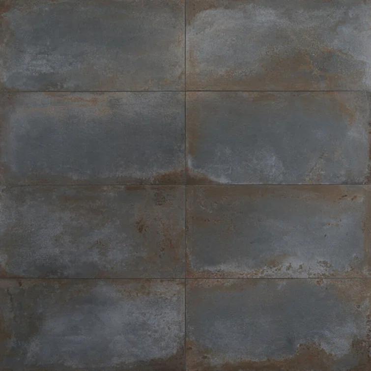 Angela Harris Fuller 12" x 24" Matte Cement Look Porcelain Wall & Floor Tile (11.62 Sq. Ft. / Case)
