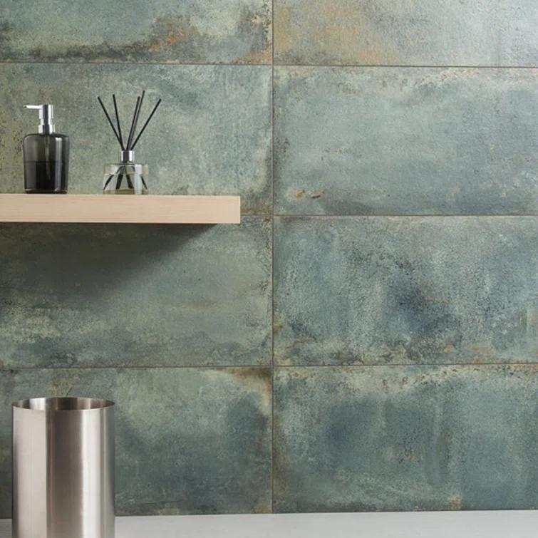 Large Format 12" x 24" Matte Cement Look Porcelain Wall & Floor Tile (11.62 Sq. Ft. / Case)