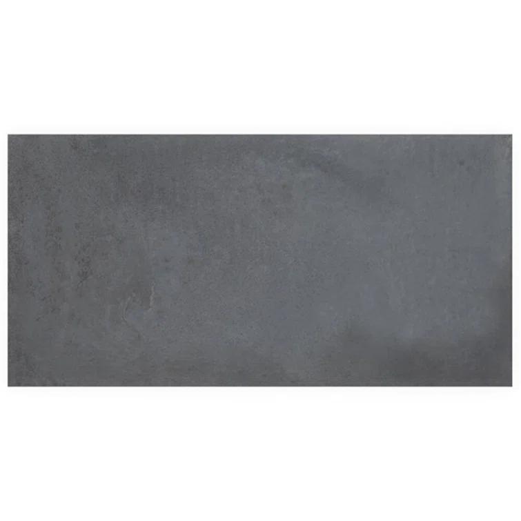 Angela Harris Fuller 12" x 24" Matte Cement Look Porcelain Wall & Floor Tile (11.62 Sq. Ft. / Case)