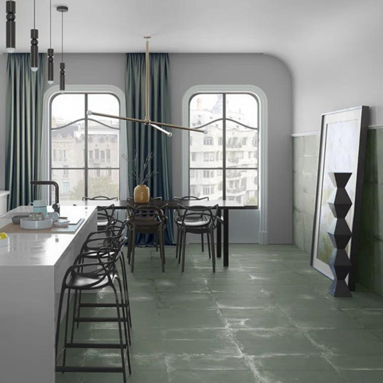 Large Format 12" x 24" Matte Cement Look Porcelain Wall & Floor Tile (11.62 Sq. Ft. / Case)