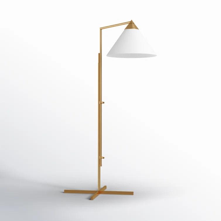 Franklin Task Floor Lamp by Kelly Wearstler - Burnished Brass