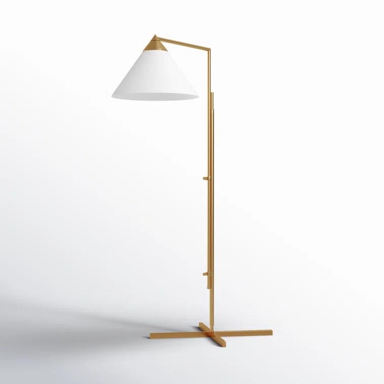 Franklin Task Floor Lamp by Kelly Wearstler - Burnished Brass