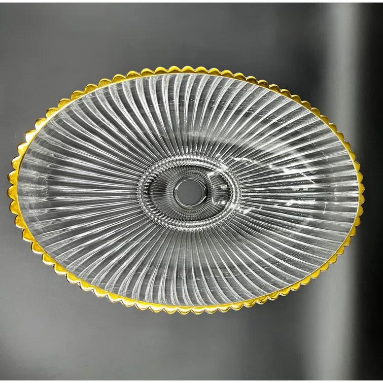 Majestic 21" Glass Oval Vessel Bathroom Sink