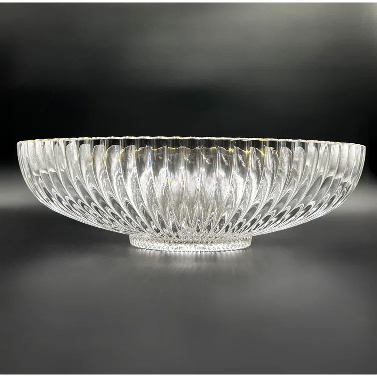 Majestic 21" Glass Oval Vessel Bathroom Sink