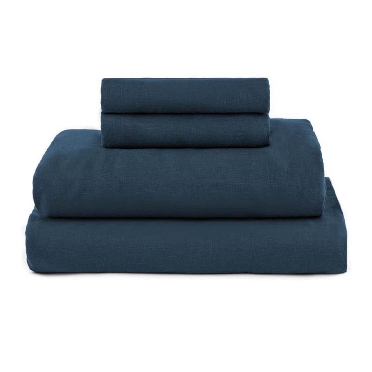 100% French Linen Sheet Set