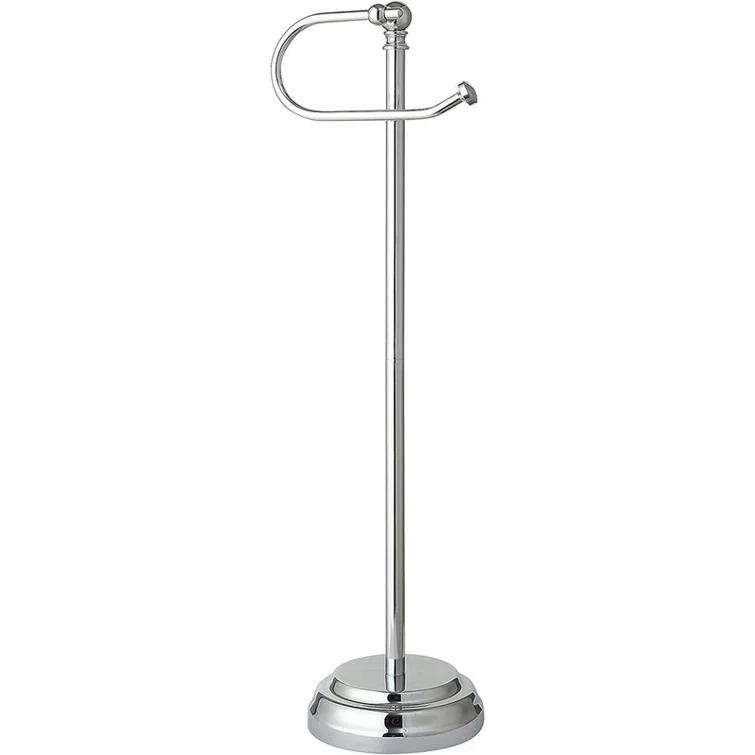 Bathroom Free Standing Toilet Paper Roll Holder Stand