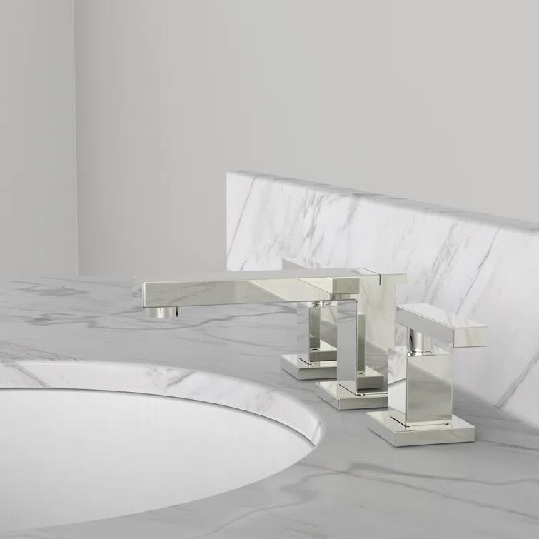 Skylar Widespread Bathroom Faucet with Drain Assembly