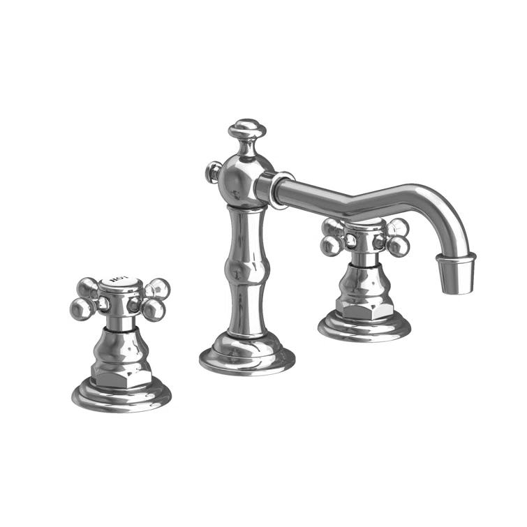 Chesterfield Widespread Bathroom Faucet with Drain Assembly