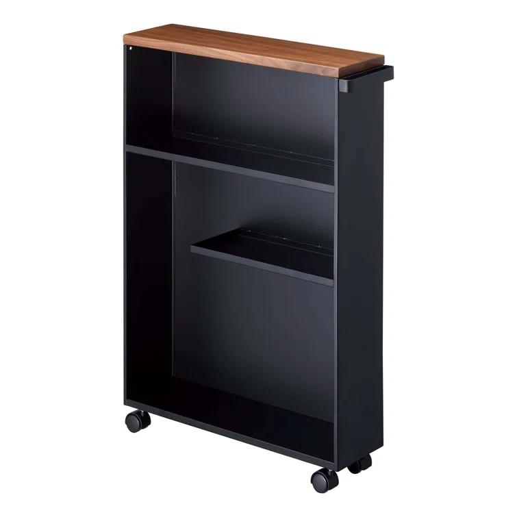 Yamazaki Slim Rolling Bathroom Cart with Handle