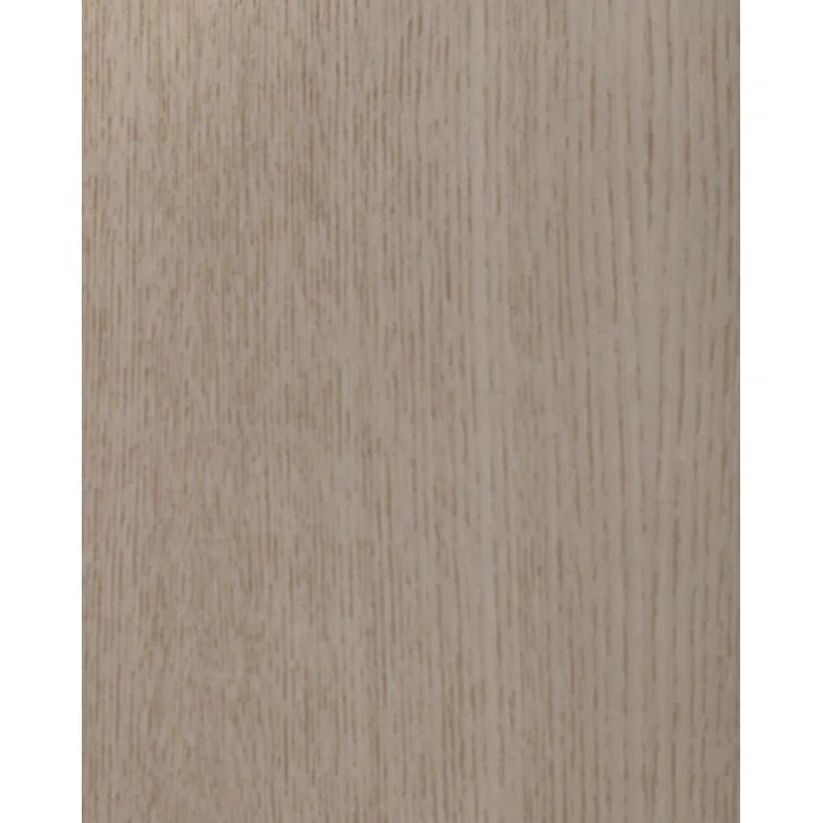 White Pigmented Ash Round Coffee Table with Hidden Storage
