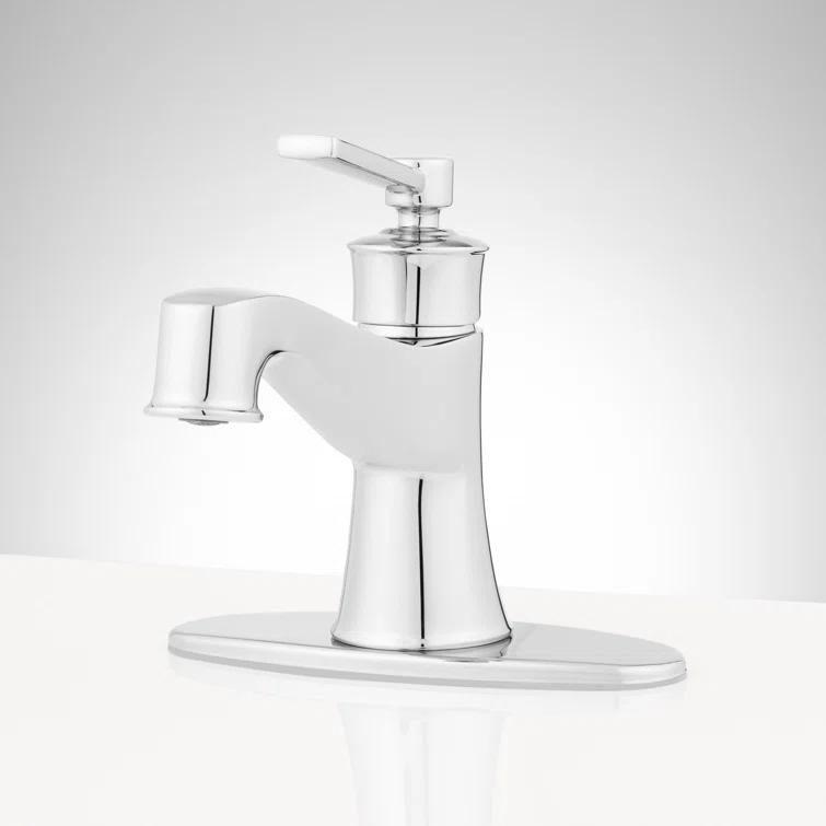 1.2 GPM Single Hole Bathroom Faucet with Pop-Up Drain Assembly