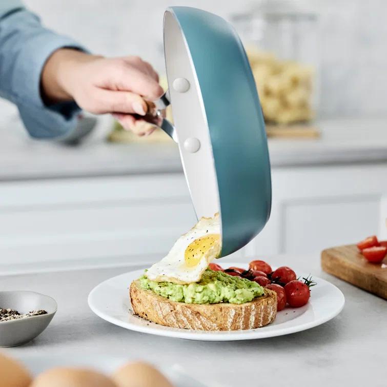 GreenPan GreenPan Nova 8in and 10in 2 Piece Frying Pan Skillet Set, Healthy Ceramic Nonstick, PFAS-Free, Induction Suitable, Dishwasher and Oven Safe