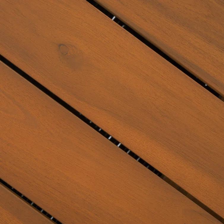 SAFAVIEH Couture Anguilla Outdoor Patio Round Wicker Coffee Table with Storage, Dark Grey