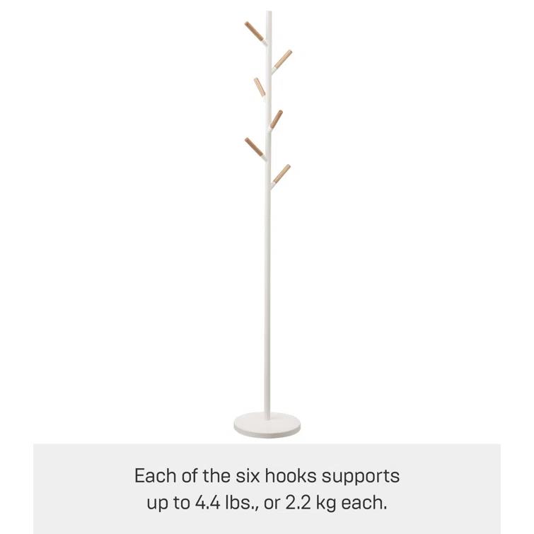 Yamazaki Home Coat Hanger, Steel, Weighted Base