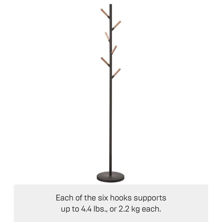 Yamazaki Home Coat Hanger, Steel, Weighted Base