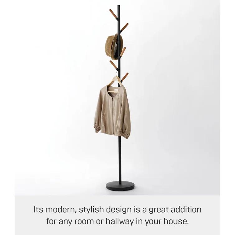 Yamazaki Home Coat Hanger, Steel, Weighted Base