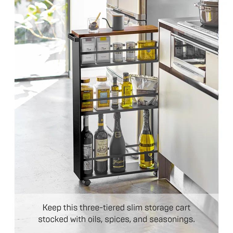 Tower Slim Rolling Storage Cart with Handle