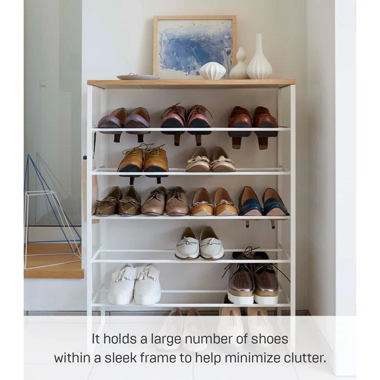 Yamazaki Tiered Shoe Rack