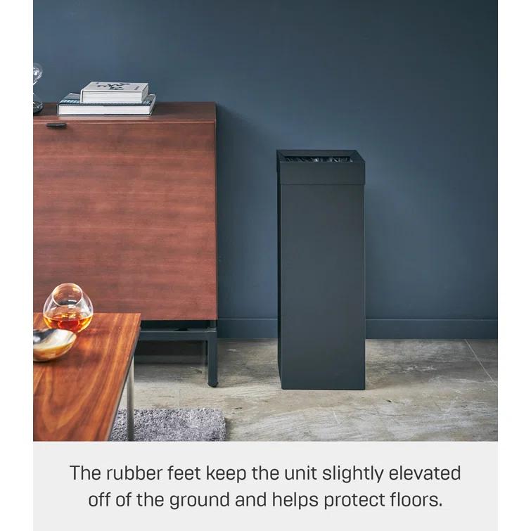 Tower Yamazaki Home Tall Trash Can 7.25 gallon Waste Basket With Handle For Kitchen Bathroom Office