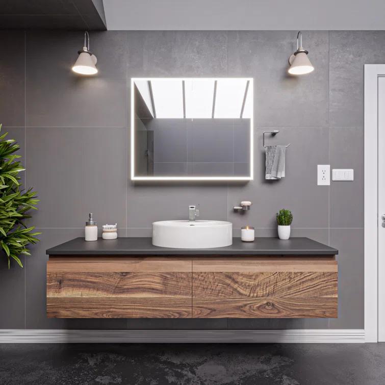 Alfi Brand 18.13'' White No Oval Bathroom Sink with Overflow