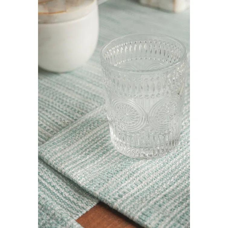 Anaya Acrylic Striped Rectangle Placemat
