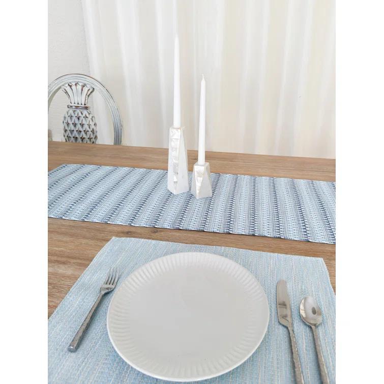Anaya Acrylic Striped Rectangle Placemat
