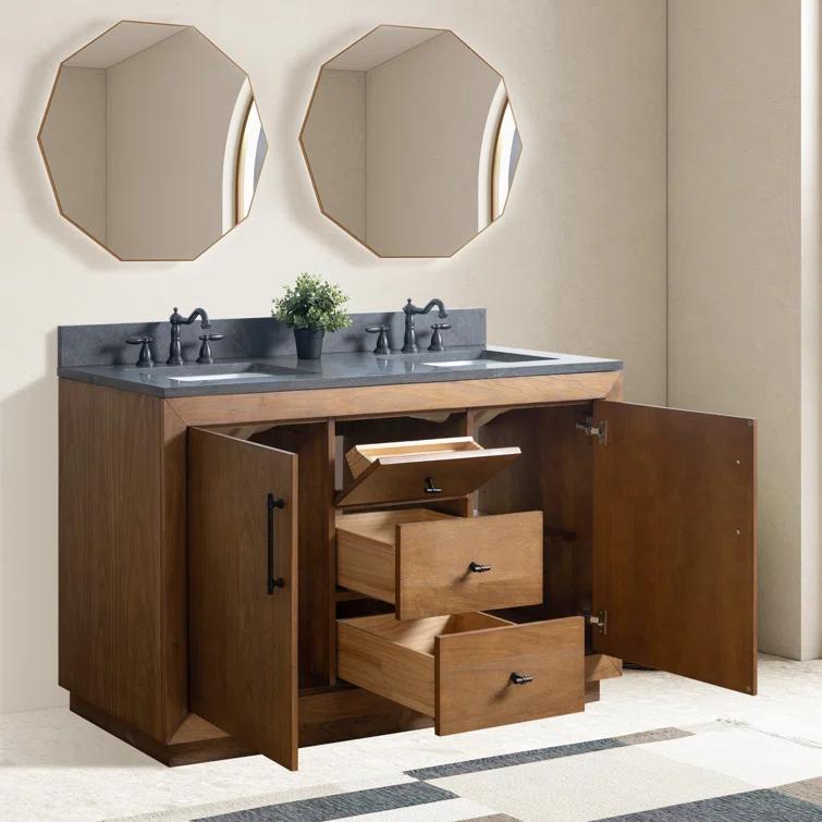 60" Double Bathroom Vanity Set with Top