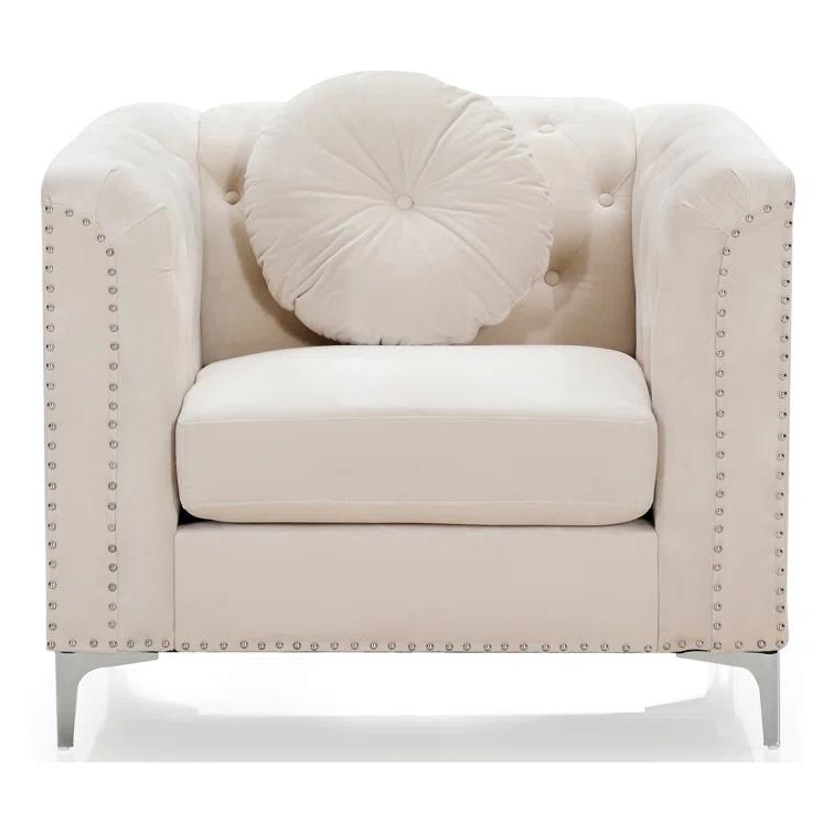 Soho Velvet Chesterfield Chair