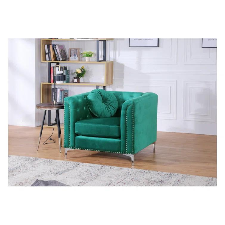 Soho Velvet Chesterfield Chair